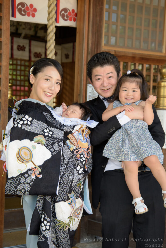 三田天満神社さんで楽しく記念撮影